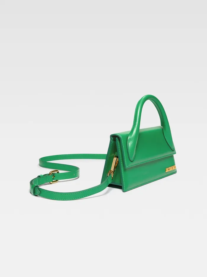JACQUEMUS Chiquitos Long Signature Handbag Green 8211 Women