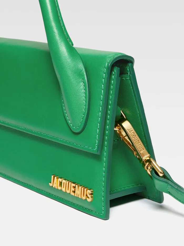 JACQUEMUS Chiquitos Long Signature Handbag Green 8211 Women