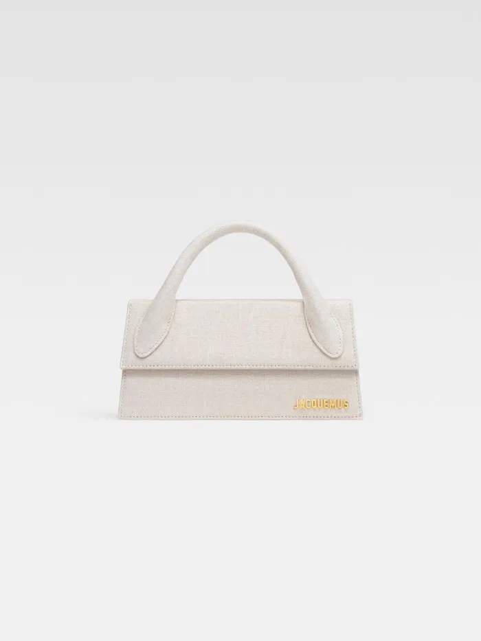 JACQUEMUS Chiquitos Long Signature Handbag Light Greige 8211 Women