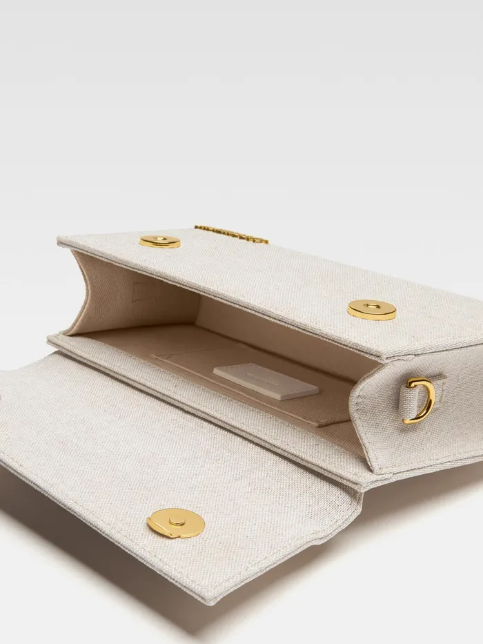 JACQUEMUS Chiquitos Long Signature Handbag Light Greige 8211 Women