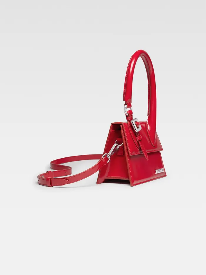 JACQUEMUS Chiquitos Signature Buckled Handbag Red 8211 Women