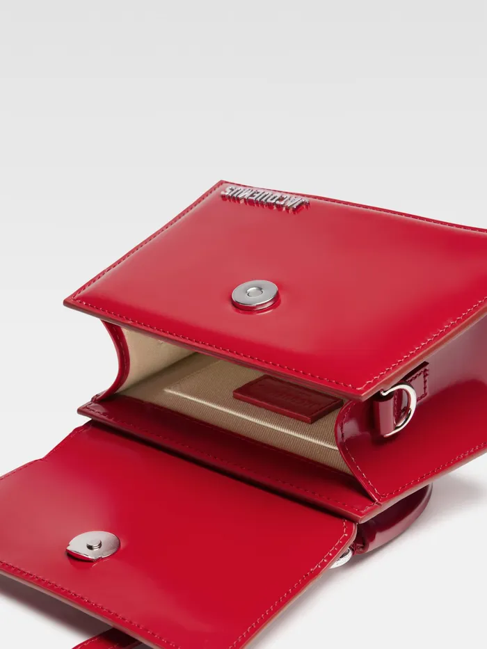 JACQUEMUS Chiquitos Signature Buckled Handbag Red 8211 Women