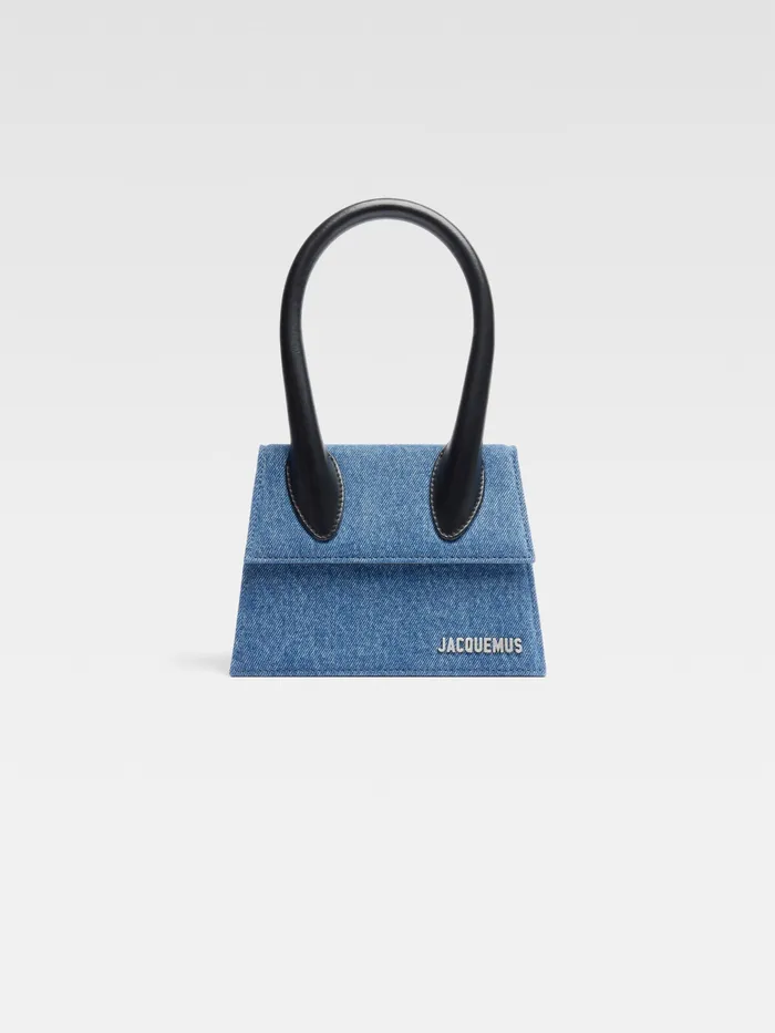 JACQUEMUS Chiquitos Signature Denim Handbag Blue 8211 Women