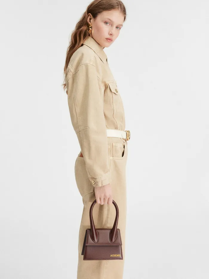 JACQUEMUS Chiquitos Signature Handbag Brown 8211 Women