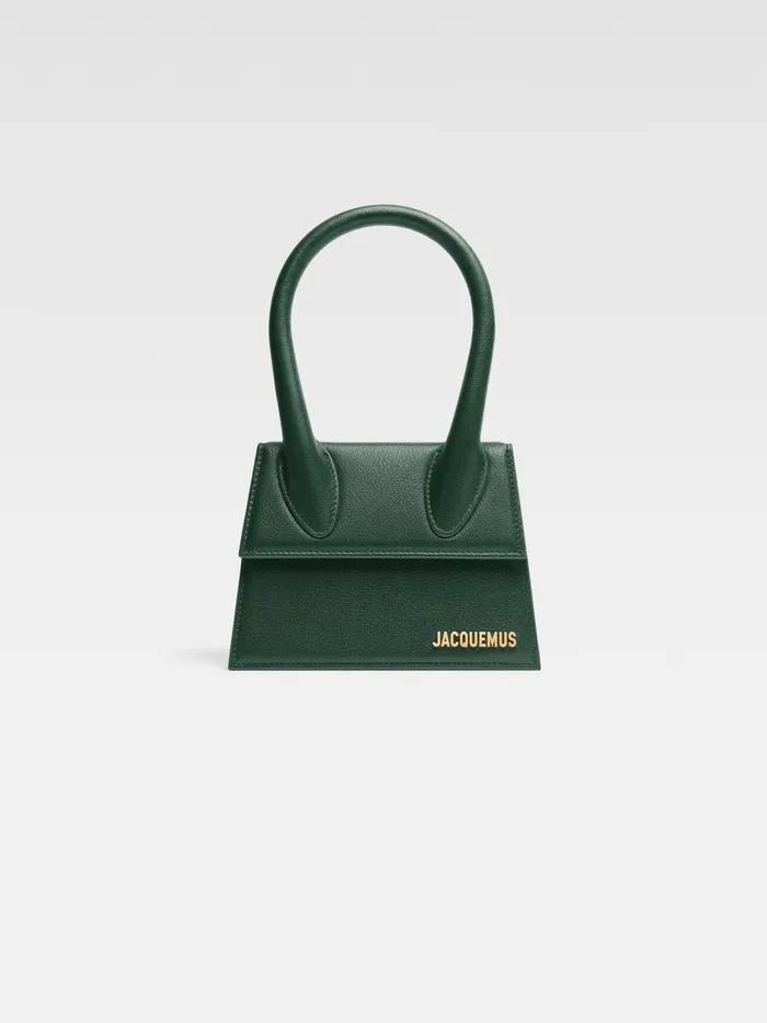 JACQUEMUS Chiquitos Signature Handbag Dark Green 8211 Women