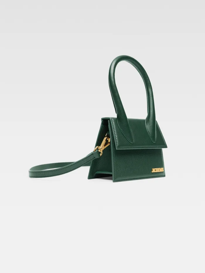 JACQUEMUS Chiquitos Signature Handbag Dark Green 8211 Women