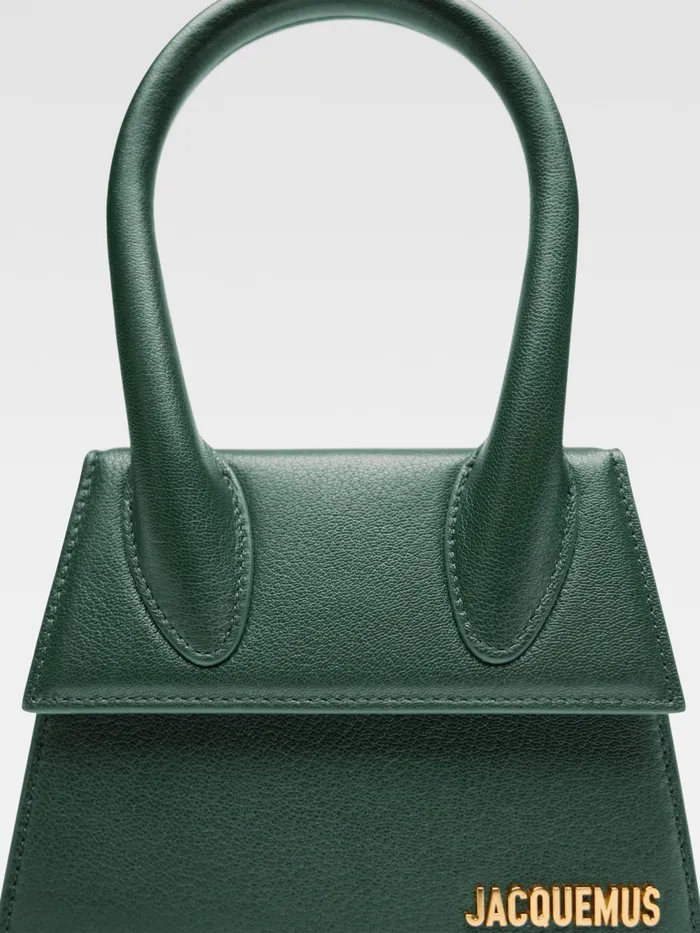 JACQUEMUS Chiquitos Signature Handbag Dark Green 8211 Women