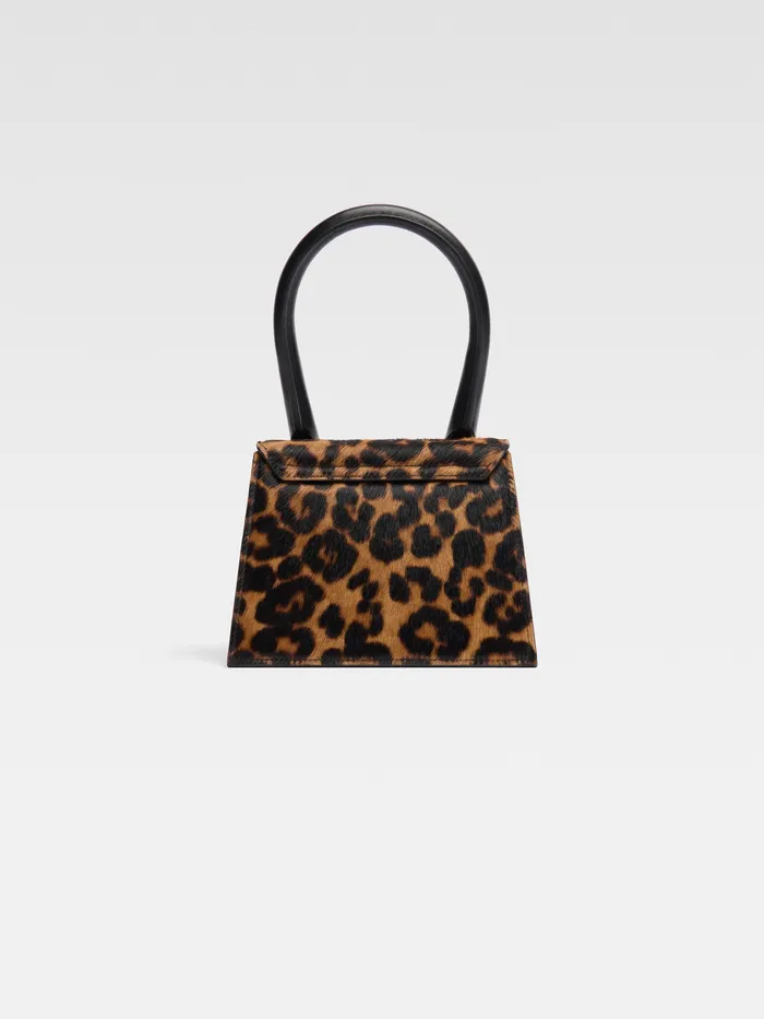 JACQUEMUS Chiquitos Signature Handbag Print Leopard Brown 8211 Women