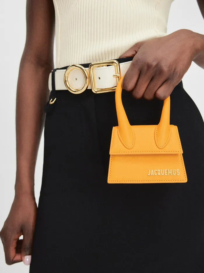 JACQUEMUS Chiquitos Signature Mini Handbag Dark Orange 8211 Women