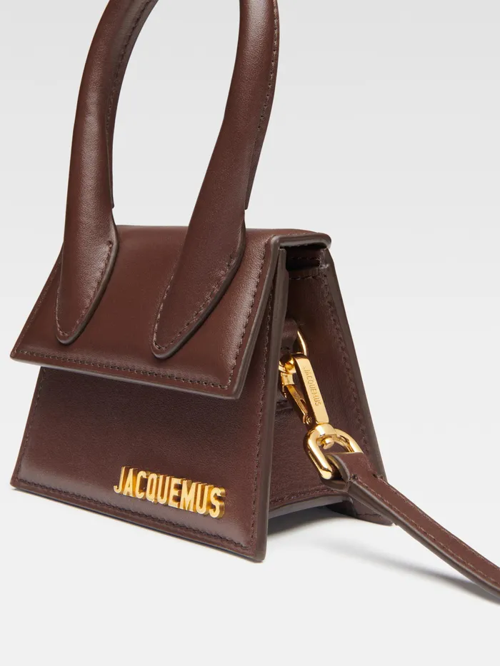 JACQUEMUS Chiquitos Signature Mini Handbag Midnight Brown 8211 Women