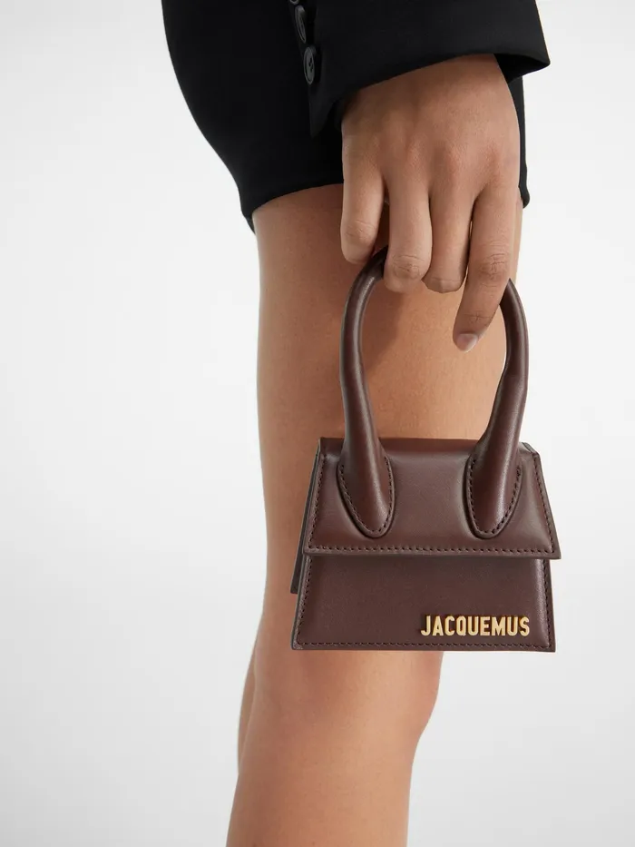 JACQUEMUS Chiquitos Signature Mini Handbag Midnight Brown 8211 Women