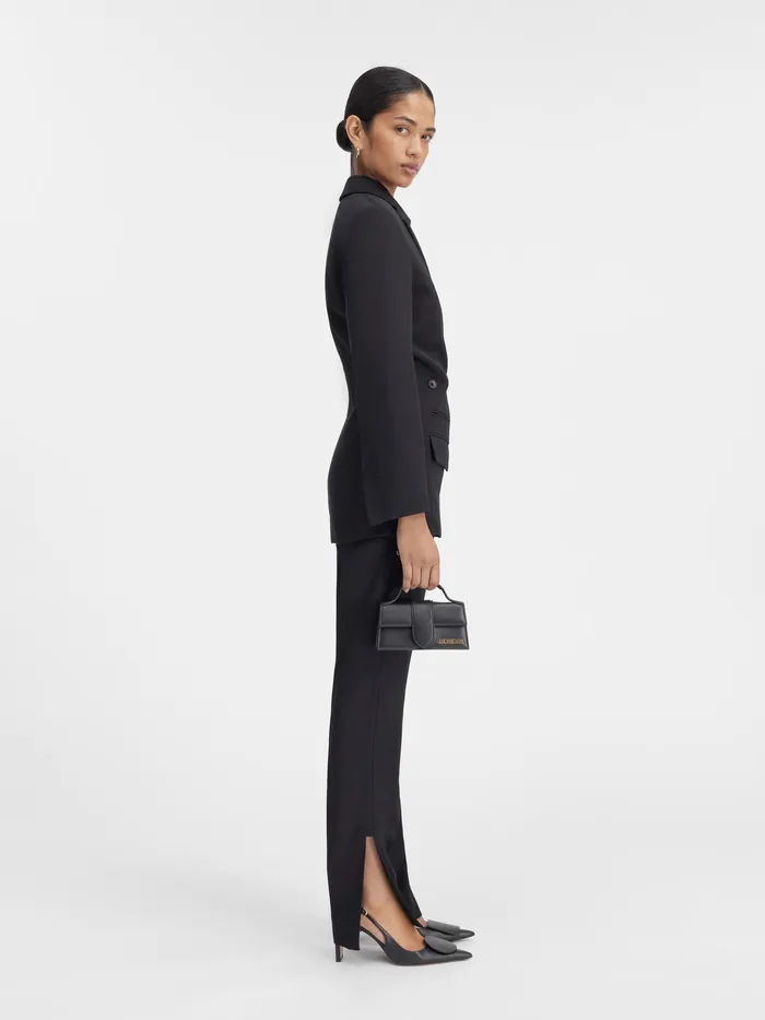 JACQUEMUS Coats and Jackets Crossover Double Breasted Blazer Black 8211 Women