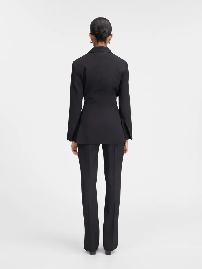 JACQUEMUS Coats and Jackets Crossover Double Breasted Blazer Black 8211 Women