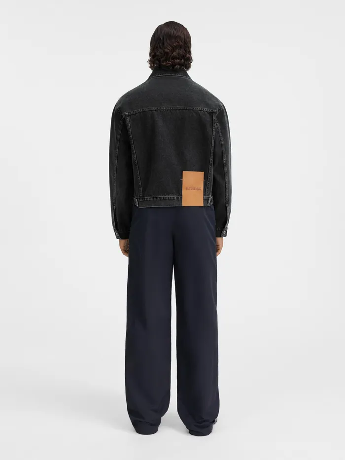 JACQUEMUS Coats and Jackets Denim Jacket Black 8211 Men