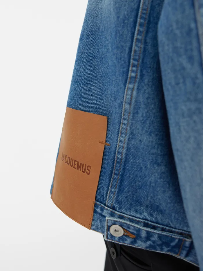 JACQUEMUS Coats and Jackets Denim Jacket Bluetabac 2 8211 Men