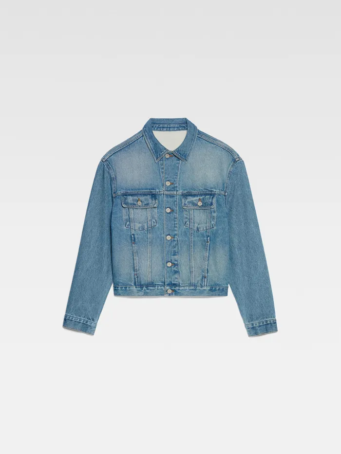 JACQUEMUS Coats and Jackets Denim Jacket Bluetabac 2 8211 Men