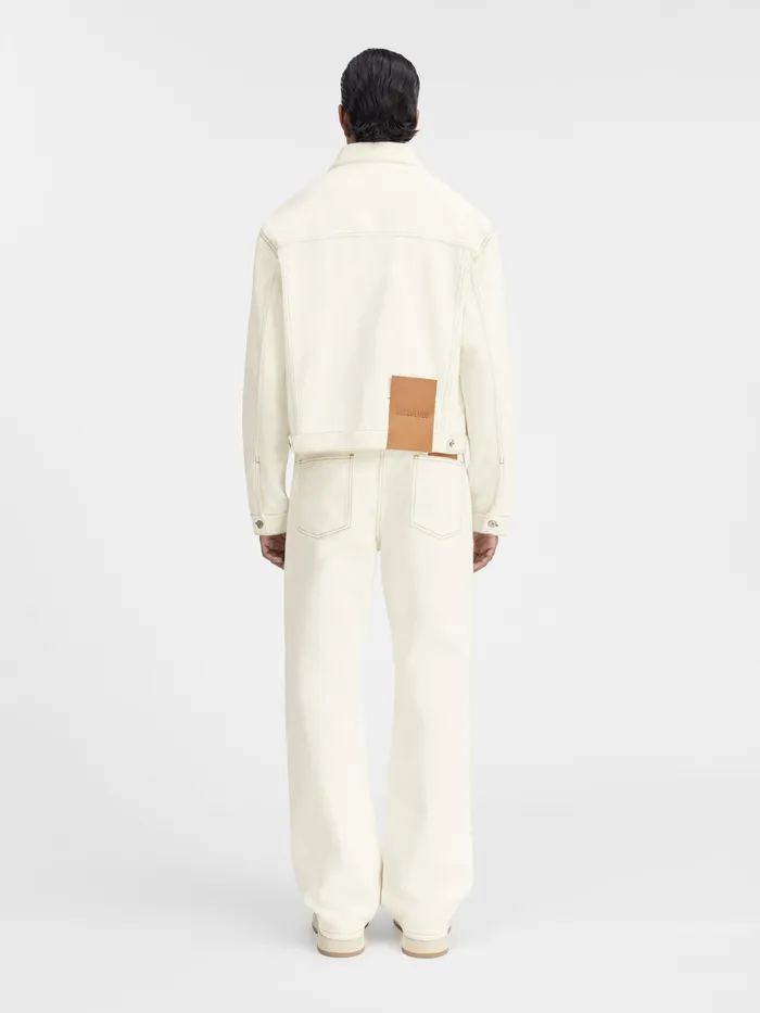 JACQUEMUS Coats and Jackets Denim Jacket Offwhitetabac 8211 Men