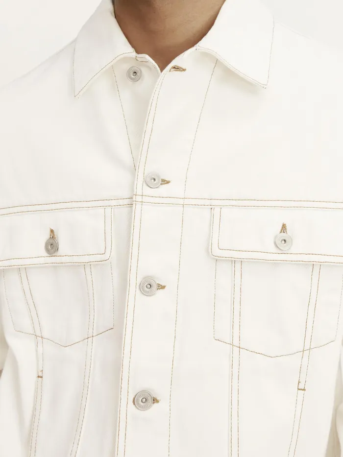 JACQUEMUS Coats and Jackets Denim Jacket Offwhitetabac 8211 Men