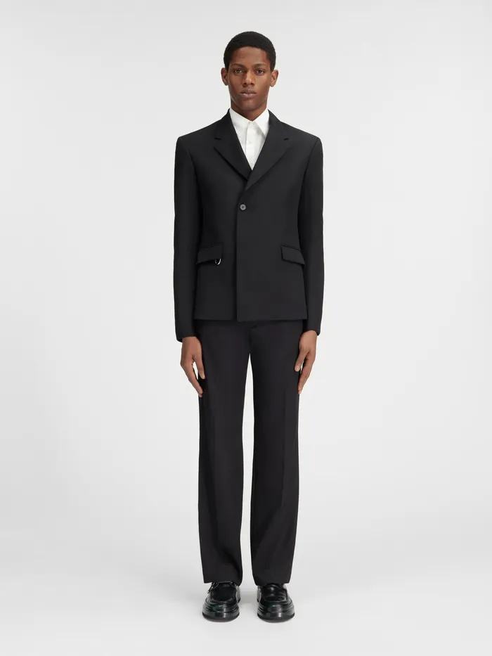 JACQUEMUS Coats and Jackets DoubleBreasted Blazer Black 8211 Men