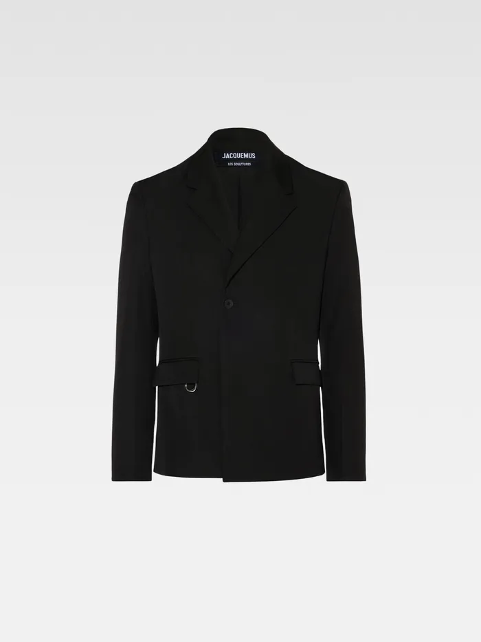 JACQUEMUS Coats and Jackets DoubleBreasted Blazer Black 8211 Men