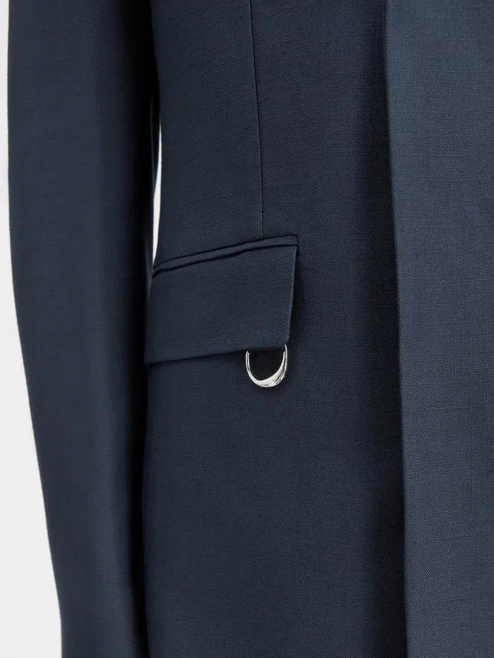 JACQUEMUS Coats and Jackets DoubleBreasted Blazer Dark Navy 8211 Men