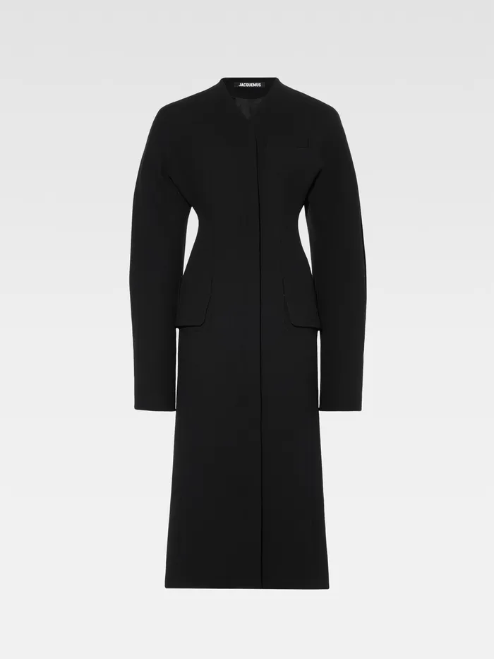 JACQUEMUS Coats and Jackets Fitted Coat Black 8211 Women