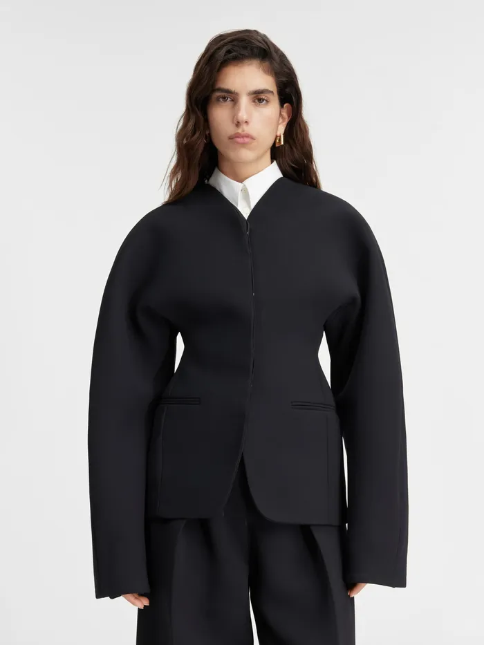 JACQUEMUS Coats and Jackets Fitted Jacket Black 8211 Women
