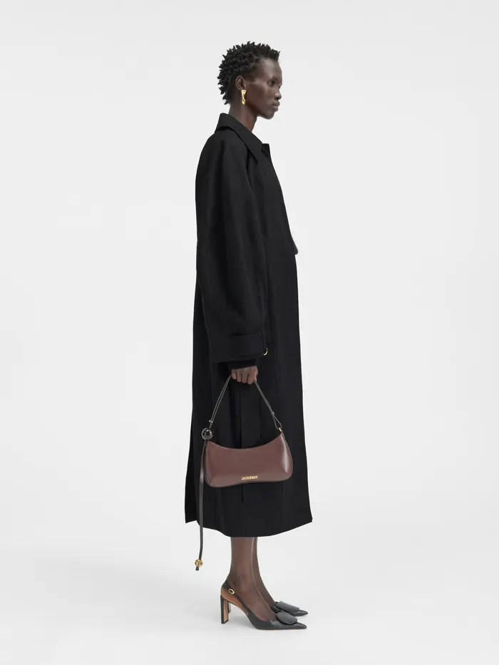 JACQUEMUS Coats and Jackets Fitted Trench Coat Black 8211 Women