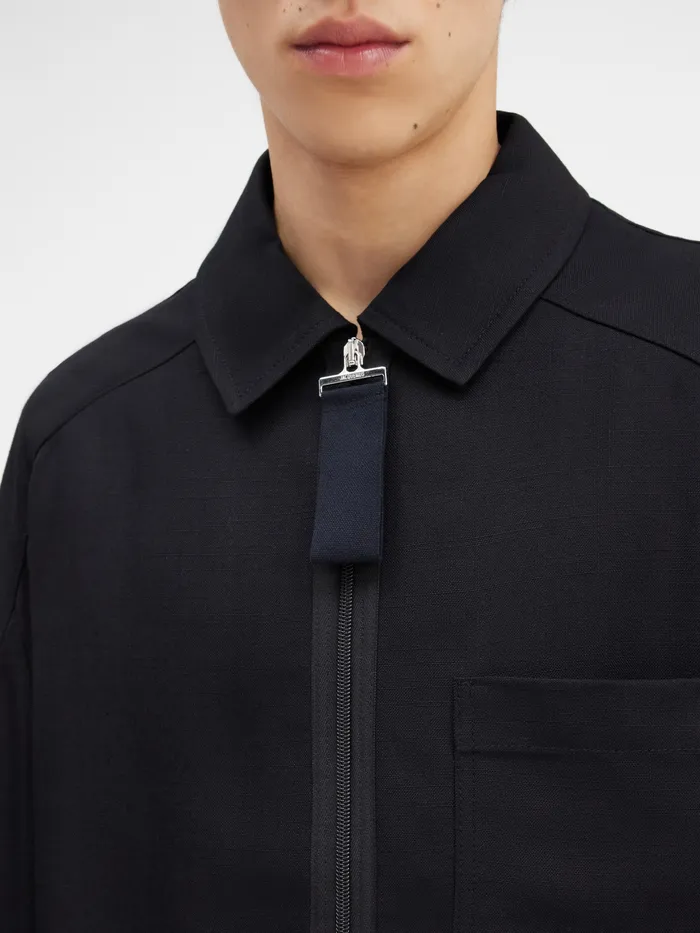 JACQUEMUS Coats and Jackets Grosgrain Bomber Black 8211 Men