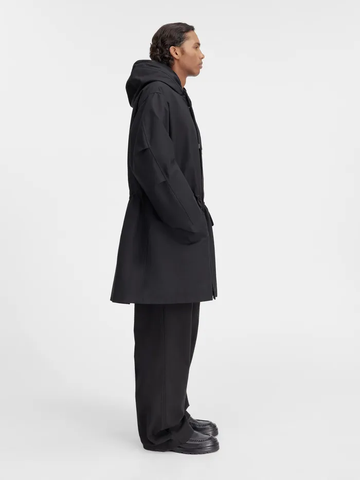 JACQUEMUS Coats and Jackets Hooded Parka Black 8211 Men