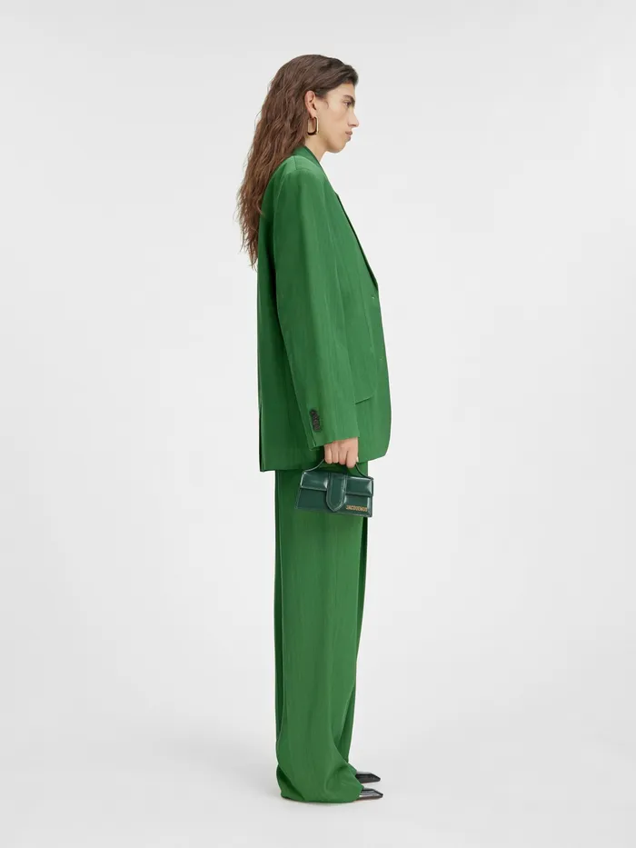 JACQUEMUS Coats and Jackets Oversized Blazer Dark Green 8211 Women