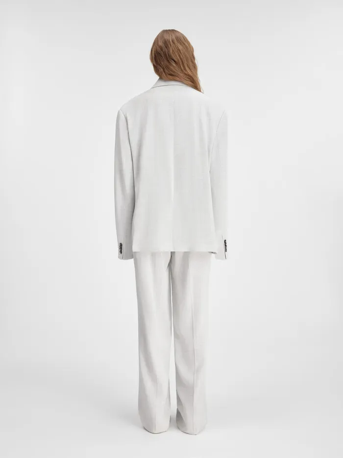 JACQUEMUS Coats and Jackets Oversized Blazer Light Grey 8211 Women