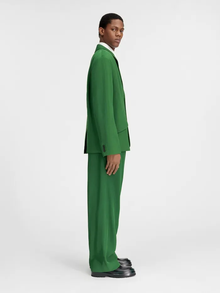 JACQUEMUS Coats and Jackets Soft Blazer Dark Green 8211 Men