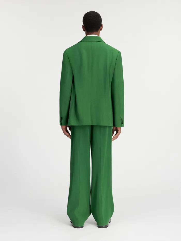 JACQUEMUS Coats and Jackets Soft Blazer Dark Green 8211 Men