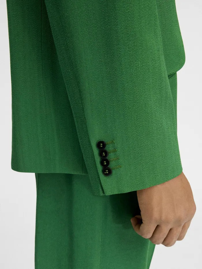 JACQUEMUS Coats and Jackets Soft Blazer Dark Green 8211 Men