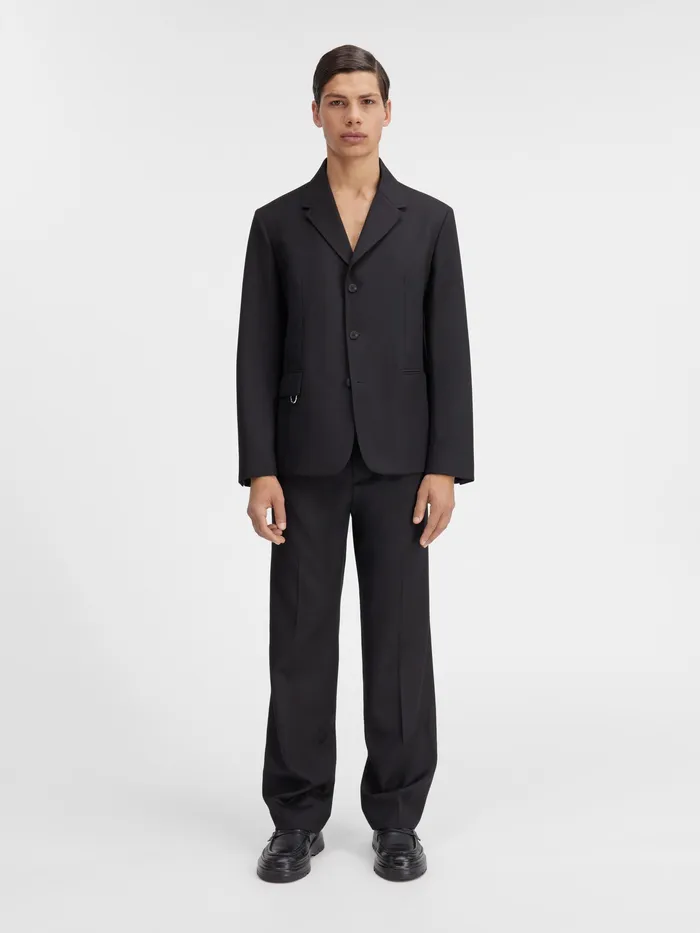 JACQUEMUS Coats and Jackets Square Blazer Black 8211 Men