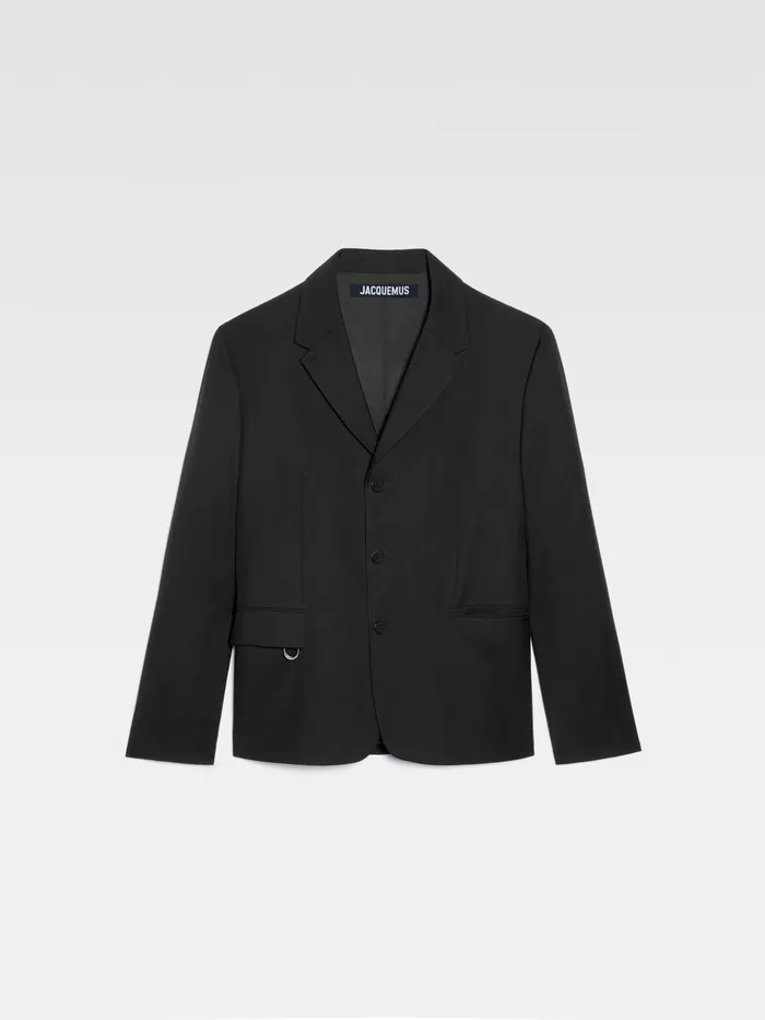 JACQUEMUS Coats and Jackets Square Blazer Black 8211 Men