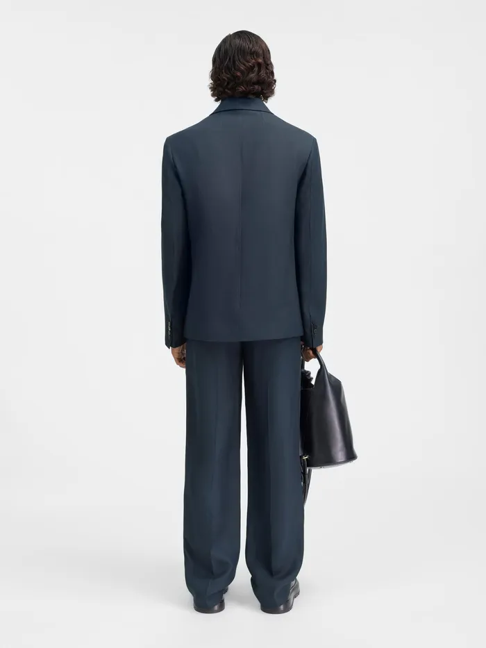 JACQUEMUS Coats and Jackets Square Blazer Dark Navy 8211 Men