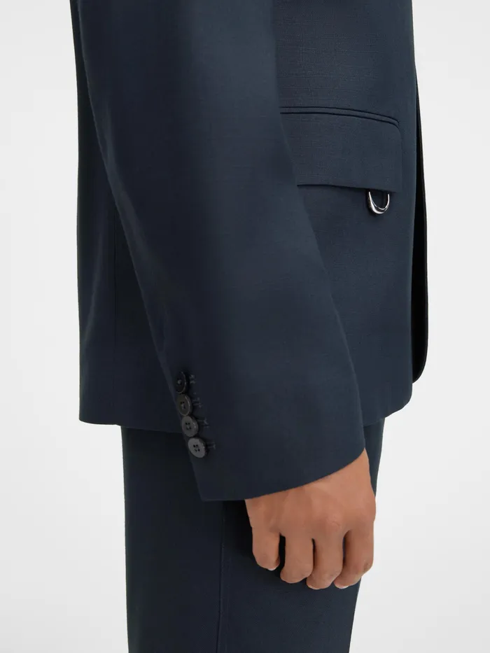 JACQUEMUS Coats and Jackets Square Blazer Dark Navy 8211 Men