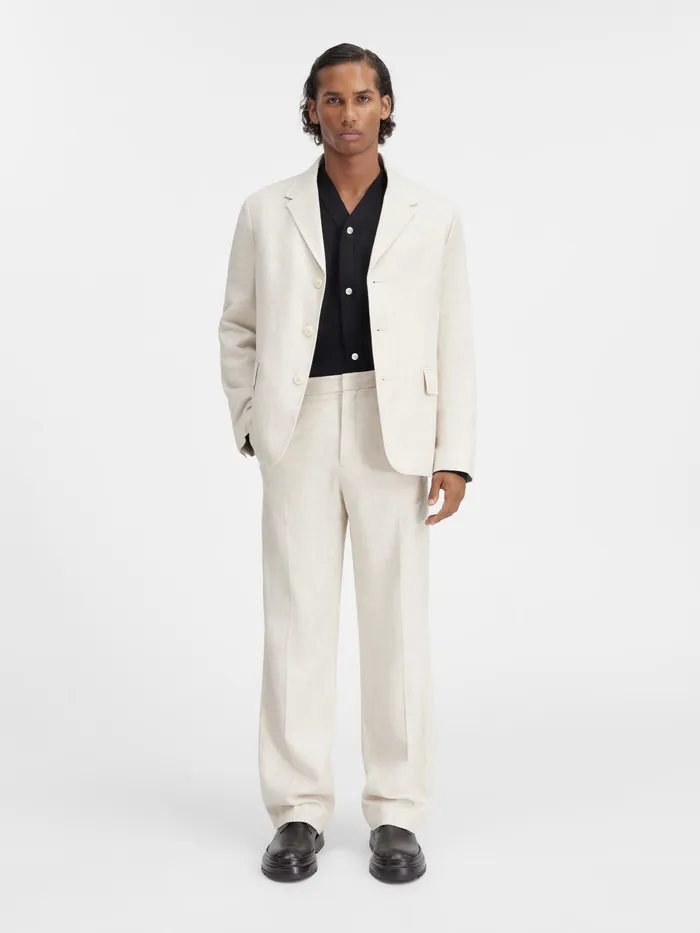 JACQUEMUS Coats and Jackets Square Blazer Light Beige 8211 Men
