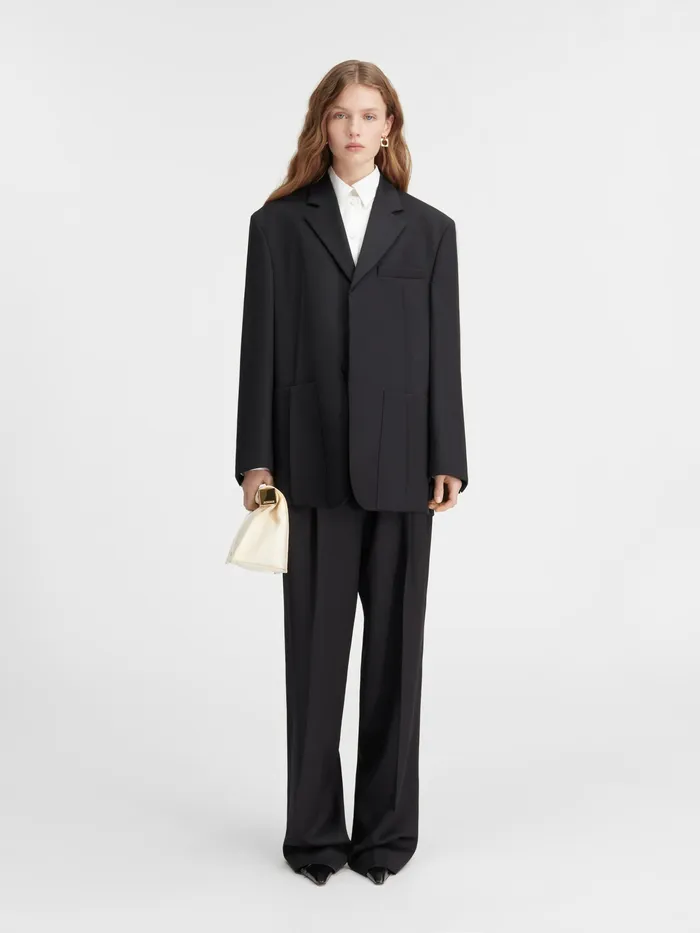 JACQUEMUS Coats and Jackets Square Jacket Black 8211 Women