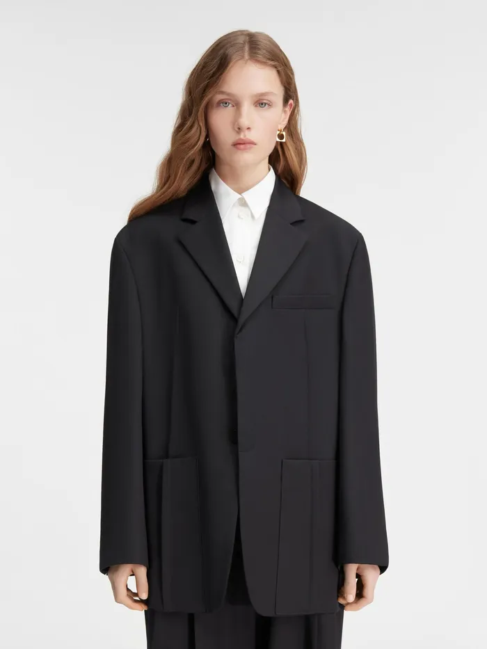 JACQUEMUS Coats and Jackets Square Jacket Black 8211 Women
