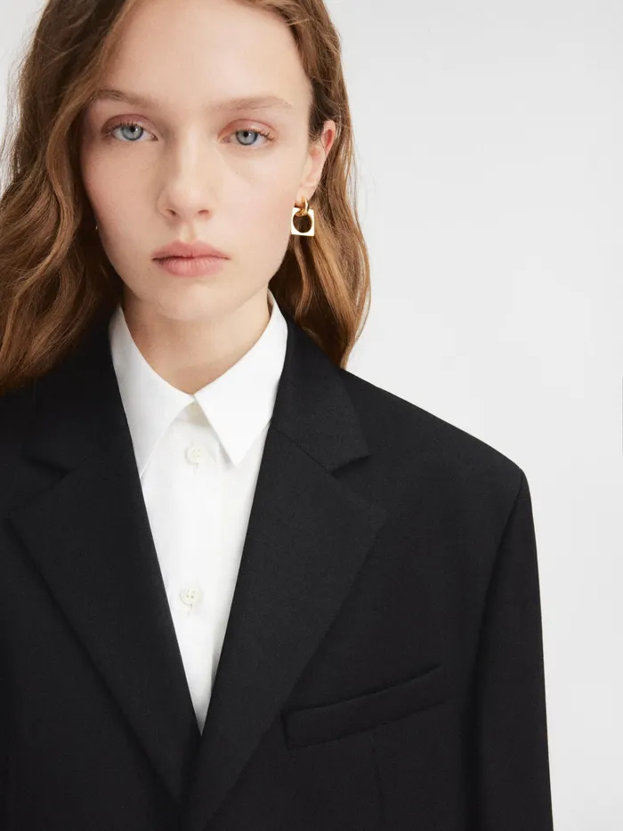 JACQUEMUS Coats and Jackets Square Jacket Black 8211 Women