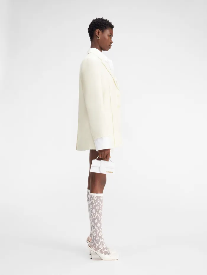 JACQUEMUS Coats and Jackets Square Jacket Offwhite 8211 Women