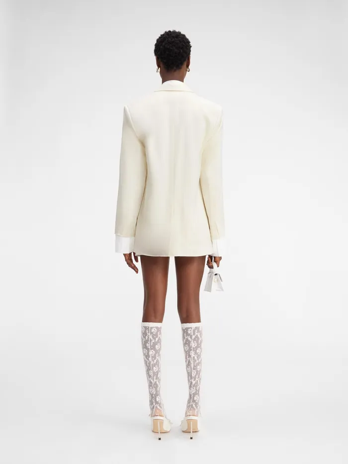 JACQUEMUS Coats and Jackets Square Jacket Offwhite 8211 Women