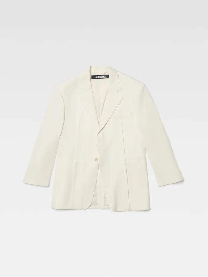 JACQUEMUS Coats and Jackets Square Jacket Offwhite 8211 Women
