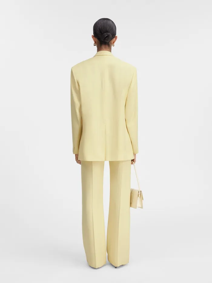 JACQUEMUS Coats and Jackets Square Jacket Pale Yellow 8211 Women