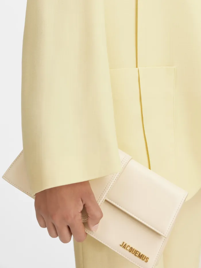 JACQUEMUS Coats and Jackets Square Jacket Pale Yellow 8211 Women