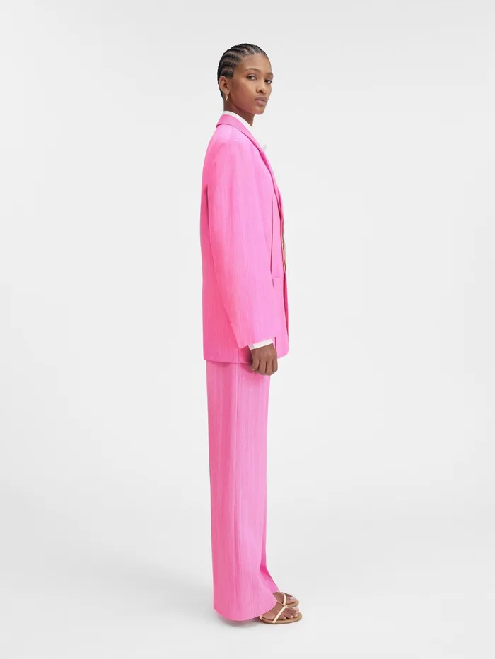 JACQUEMUS Coats and Jackets Square Jacket Pink 8211 Women