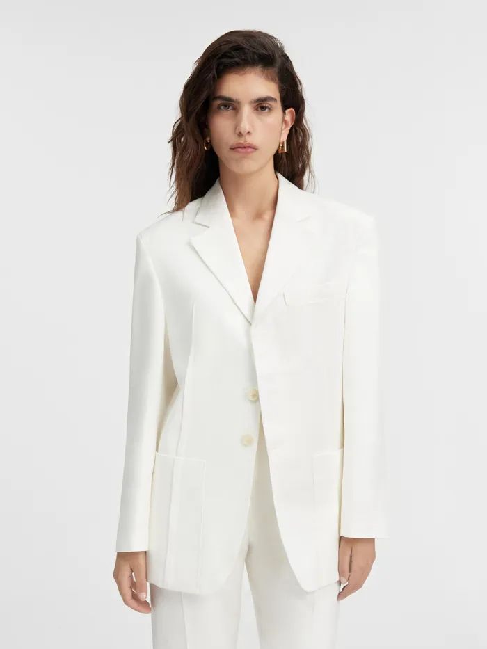 JACQUEMUS Coats and Jackets Square Jacket White 8211 Women